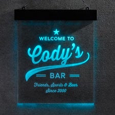 Personalized Home Bar LED Sign - Brewing Company - 36814
