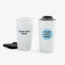 Personalized Logo Porcelain Eco Travel Tumbler - 36826