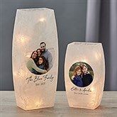 Personalized Frosted Tabletop Light - Family Photo - 36827