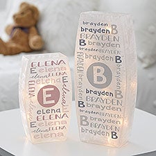 Personalized Frosted Tabletop Light - Youthful Name - 36829
