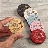 Personalized Wood Pocket Token - You