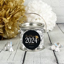 Classic Graduation Personalized Paint Can with Hershey Kisses - 36852D