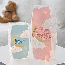 Personalized Personalized Small Frosted Tabletop Light - Beyond The Moon - 36864