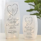 Personalized Frosted Tabletop Light - Our Angel's Wings - 36865