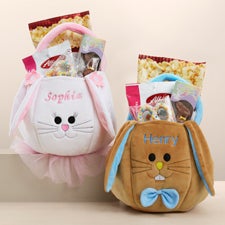 Embroidered Bunny Premade Easter Basket Gift Set - 36868