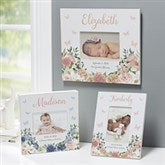 Butterfly Kisses Baby Girl Personalized Picture Frames  - 36909