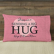 Sending Hugs Personalized Pillowcase - 36921