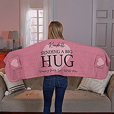 Sending Hugs Personalized Cuddle Wrap - 36927