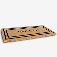 Personalized Double Frame Premium Coir Doormat  - 37008D