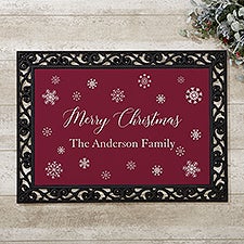 Personalized Christmas Doormat - Winter Wonderland - 37050