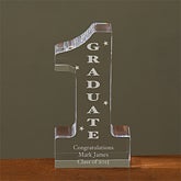 Personalized Graduation Sculpture - Number One Design - 3707
