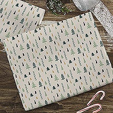 Personalized Christmas Wrapping Paper - Christmas Aspen - 37086