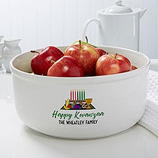 Kwanzaa Personalized Serving Bowl  - 37105