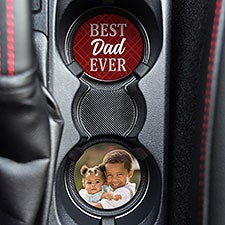 Personalized Photo Car Coaster Set of 2 - Best Dad Ever - 37137