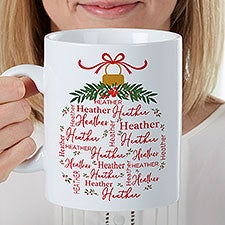 Merry Name Personalized 30 oz. Oversized Coffee Mug  - 37155