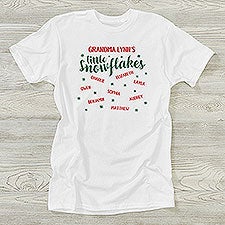 Personalized Ladies Shirts - My Little Snowflakes - 37166
