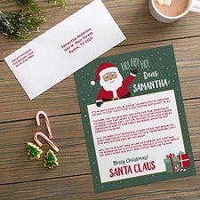 Santa Character Personalized Letter From Santa - 37171