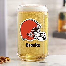NFL Cleveland Browns Personalized Printed Beer Can Glass  - 37250