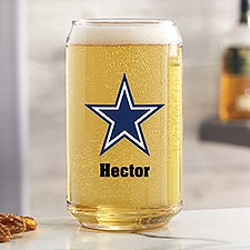 NFL Dallas Cowboys Personalized Printed Beer Can Glass  - 37251