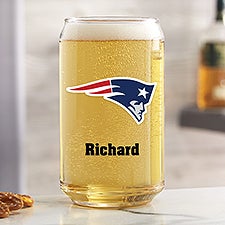 NFL New England Patriots Personalized Printed Beer Can Glass  - 37261