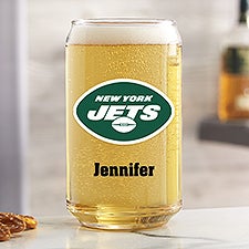 NFL New York Jets Personalized Printed Beer Can Glass  - 37264