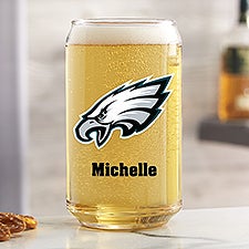 NFL Philadelphia Eagles Personalized Printed Beer Can Glass  - 37266