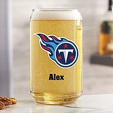 NFL Tennessee Titans Personalized Printed Beer Can Glass  - 37271