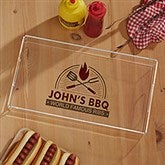 The Grill Personalized Acrylic Serving Tray  - 37275