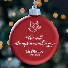 Personalized Light Up Memorial Ornament - Remember You - 37301