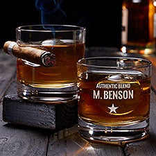 Authentic Personalized Cigar Glasses - Set of 2 - 37318