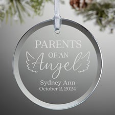Personalized Kids Memorial Ornament - Parents of an Angel - 37336