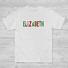 The Joys Of Christmas Personalized Kids Shirts  - 37347