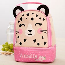 Personalized Kids Lunch Bags - Leopard - 37371