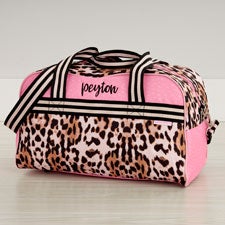 Leopard Embroidered Duffel Bag by Stephen Joseph  - 37373