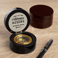 Personalized Navigator Compass - Graduation Compass - 37379