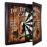 Personalized Cabin Dartboard  Cabinet Set  - 37383D