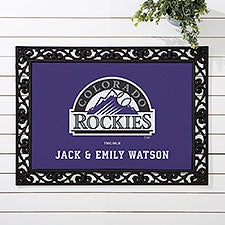 MLB Colorado Rockies Personalized Doormats  - 37416