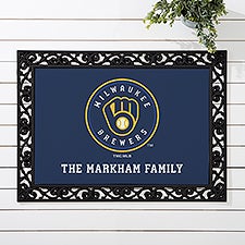 MLB Milwaukee Brewers Personalized Doormats  - 37422