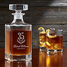 Retirement Years Personalized Royal Decanter - 37438