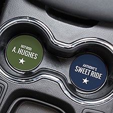 Authentic Personalized Car Coaster Set - 37470