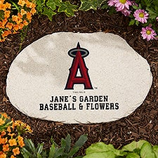 MLB Los Angeles Angels Personalized Round Garden Stone  - 37505