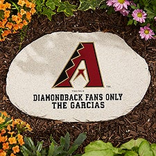 MLB Arizona Diamondbacks Personalized Round Garden Stone  - 37506