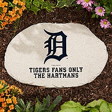 MLB Detroit Tigers Personalized Round Garden Stone  - 37535