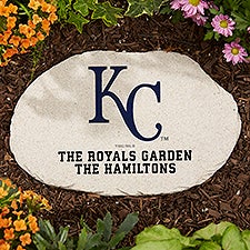 MLB Kansas City Royals Personalized Round Garden Stone  - 37537