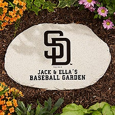 MLB San Diego Padres Personalized Round Garden Stone - 37547