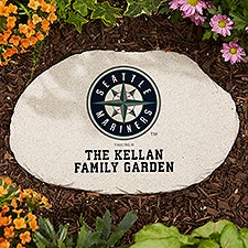 MLB Seattle Mariners Personalized Round Garden Stone  - 37549