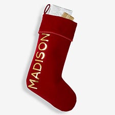 Glistening Name Personalized Christmas Stockings - 37561