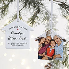 No Place Like Personalized Grandparents House Ornament  - 37569