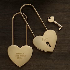 Drawn Together Personalized Love Lock - 37580