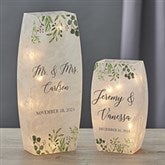 Personalized Wedding Frosted Shelf Décor - Laurels of Love - 37584